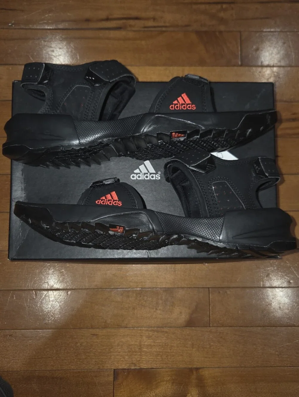 DEADSTOCK VINTAGE ADIDAS ADVENTURE CHILKO SPORT SANDALS Mens Sz 10
